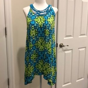 Jones New York beaded blouse